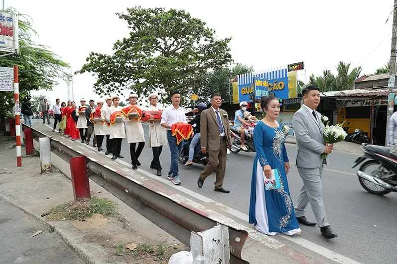 Các thủ tục chính trong lễ rước dâu