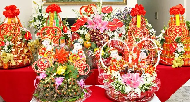 Số Lượng Mâm Quả Đám Hỏi Theo Từng Vùng Miền